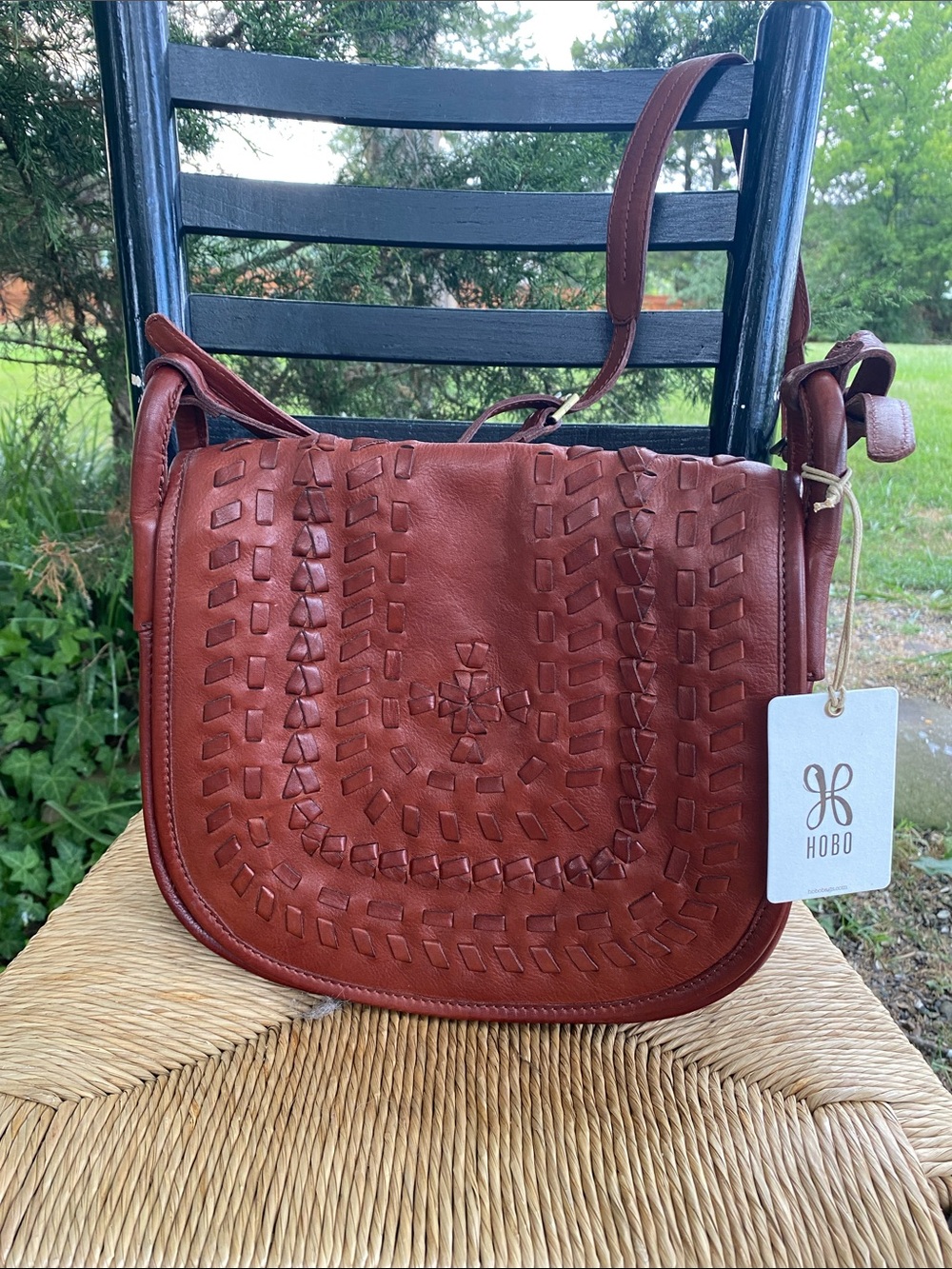 HOBO Kiva Large Crossbody Bag in Chestnut